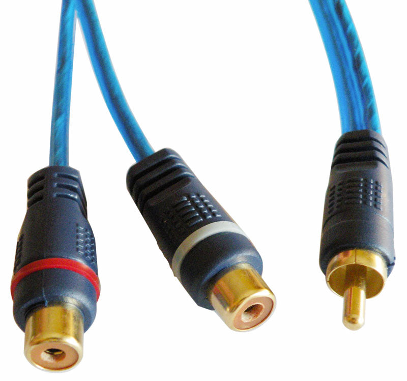 Cable RCA macho a 2x RCA hembra 0,3m EUROCONNEX