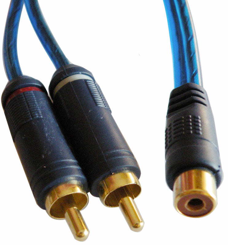 Cable Adaptador RCA Hembra a 2x RCA Macho 0,3m EUROCONNEX