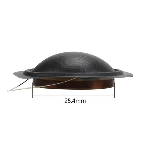 25,4mm 25,5mm Tweeter Bobina de voz 1 pulgada 6OHM 8ohm Membrana de seda