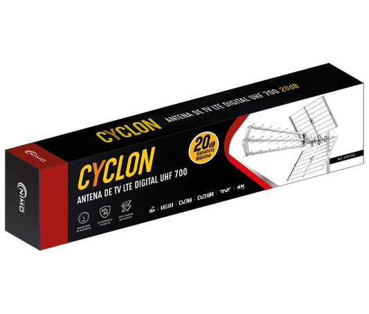 ANT503 ANTENA TV LTE 4G/5G EXTERIOR 20DB CYCLON