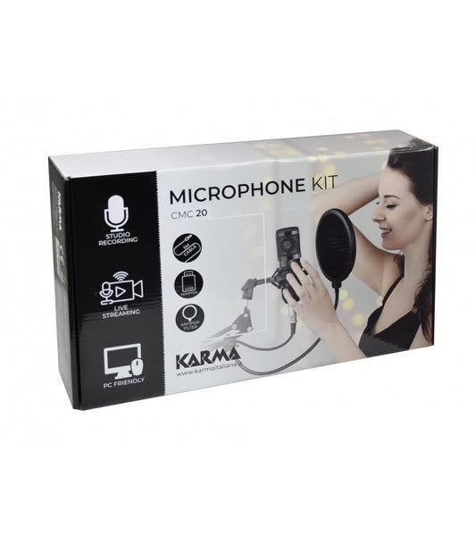 KARMA CMC 20 KIT DE MICRÓFONO DE ESTUDIO