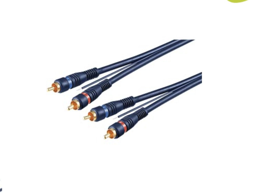 1,5 m Conexión rca macho macho mas remoto