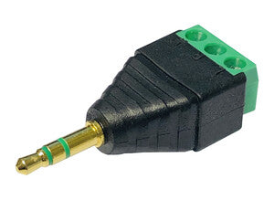 Electro DH 15.306 — Conector Macho Mini Jack 3,5mm Estéreo con Terminales a Tornillo