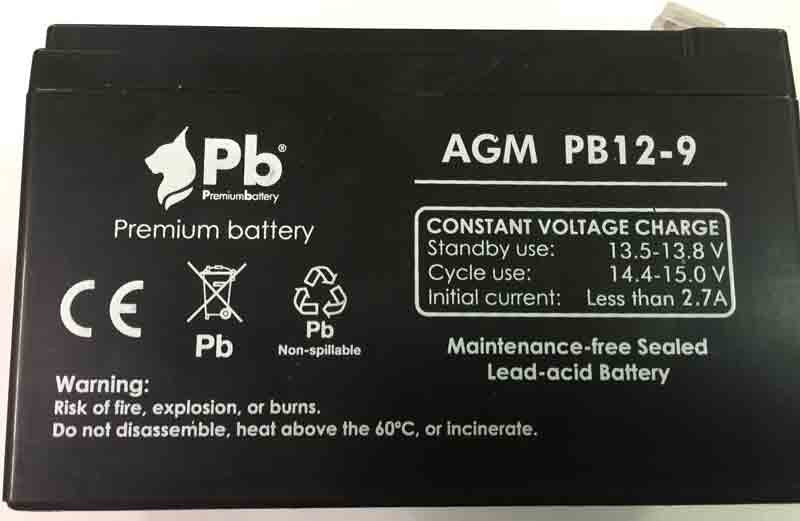 Bateria De Plomo 12v 9 AMP