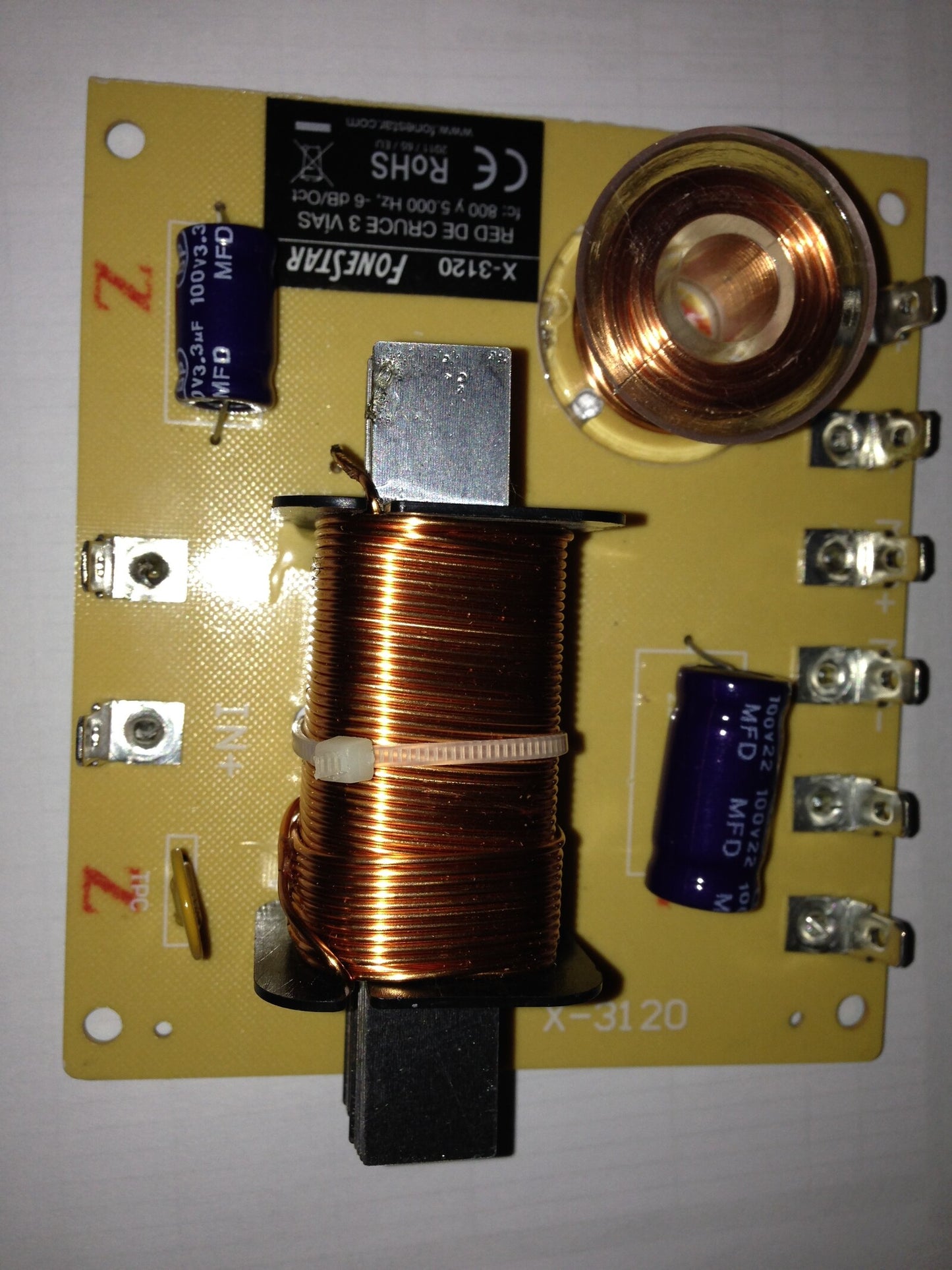 Filtro Tres Vias Hi-fi X-3120