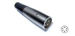 Conector Canon 5 Pines Macho