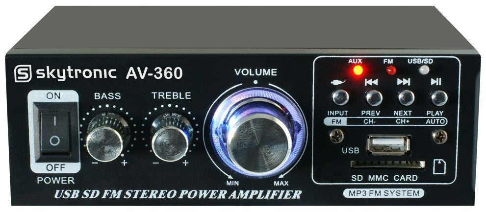 Altavoces de techo 6"1/2 + Amplificador con USB