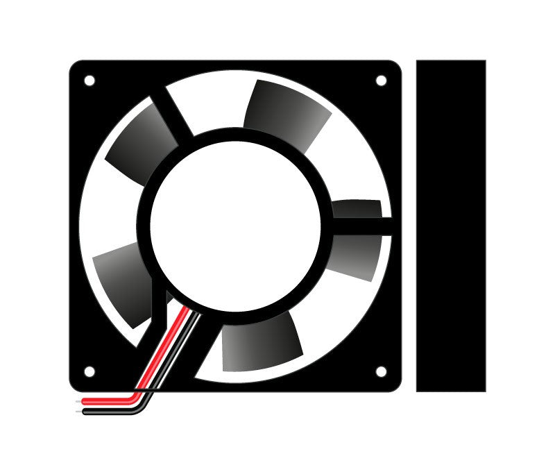 12X12X25 12V Ventilador