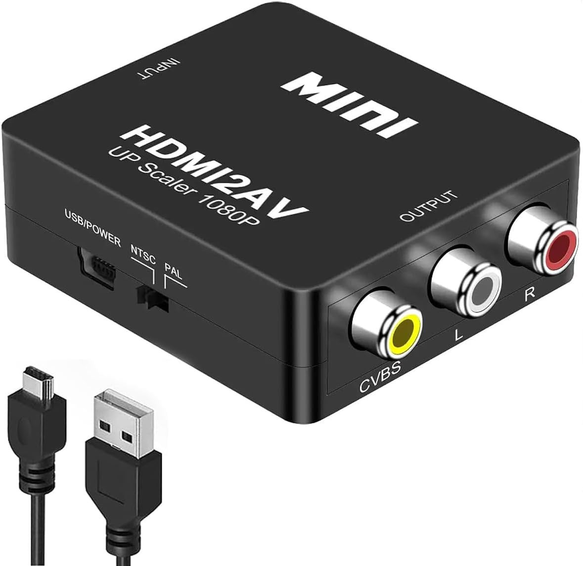 Convertidor HDMI A RCA Audio Video