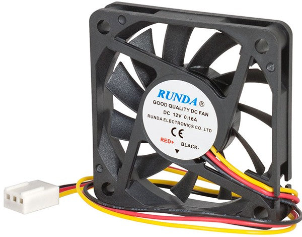 Ventilador 12V 3 Hilos 60x60x10mm