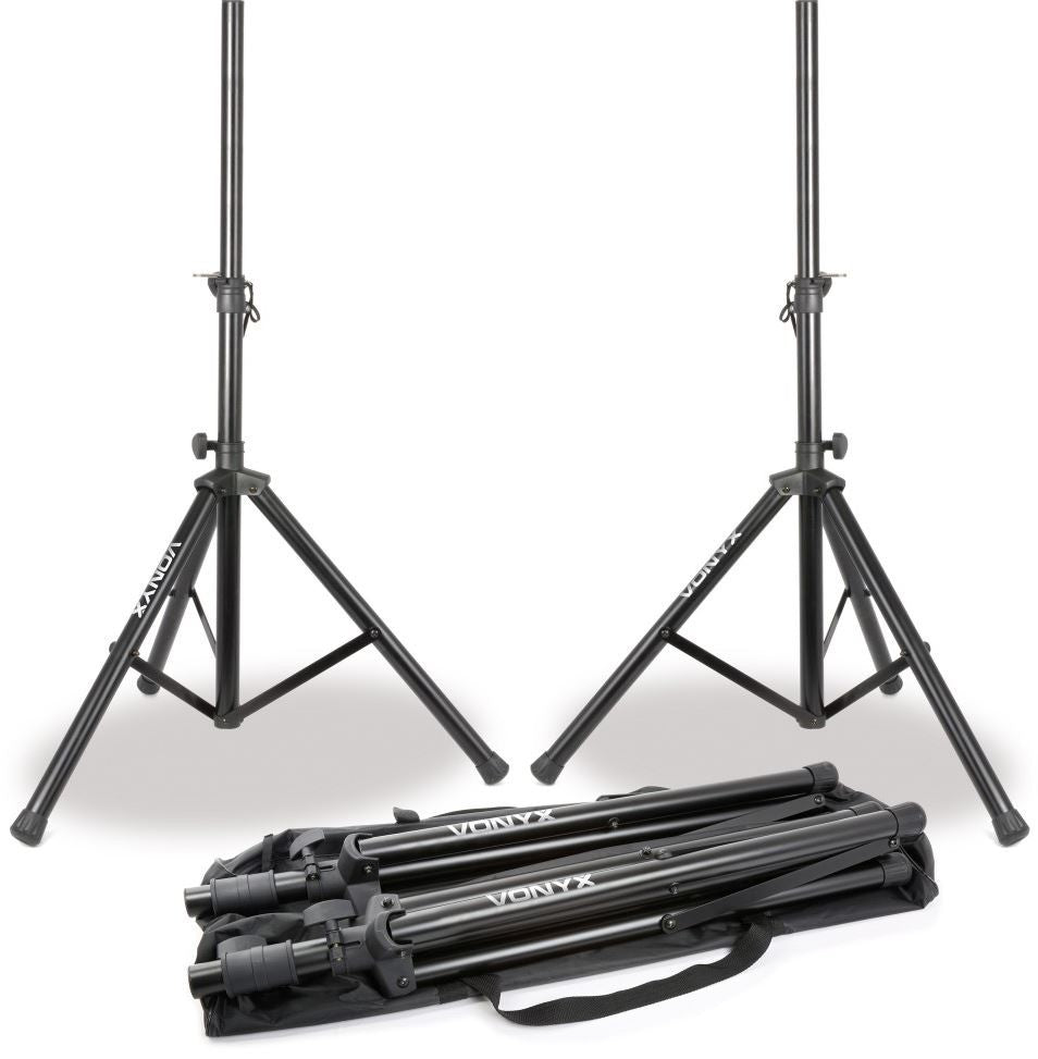 Set de soportes de altavoz con bolsa de transporte VONYX