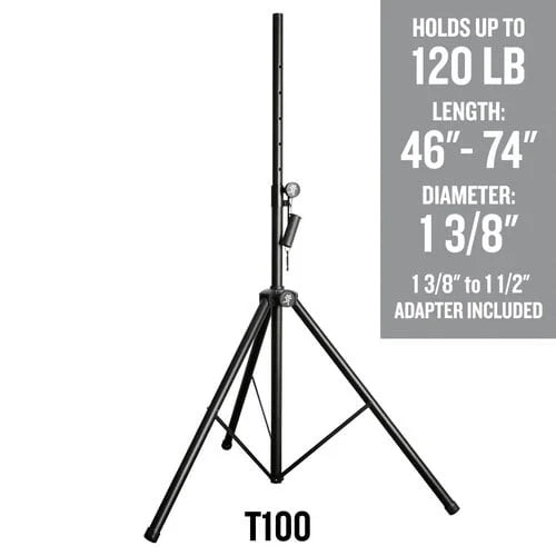 Mackie T100 - Trípode para Altavoces Portátiles Mackie