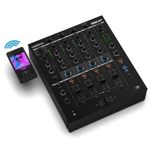 Reloop RMX 44 BT — Mezclador DJ 4 Canales con Bluetooth