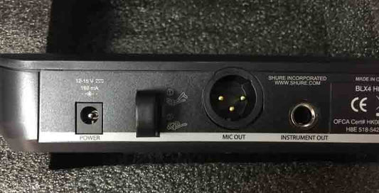 Micrófono Shure SM58 + receptor BLX24