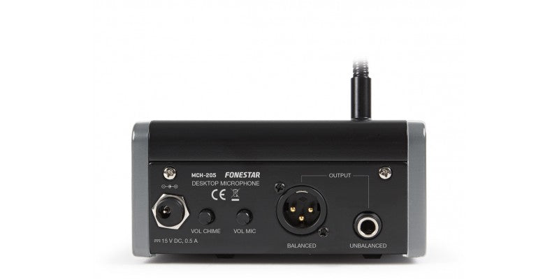 Microfono sobremesa con tonos MCH-205 FONESTAR