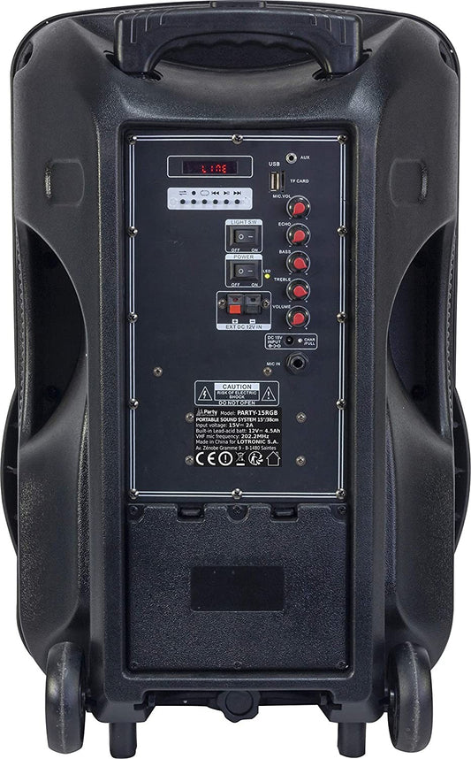 PARTY 15RGB Altavoz portatil a bateria o corriente