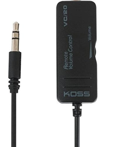 Cable macho hembra con caja control volumen auriculaes