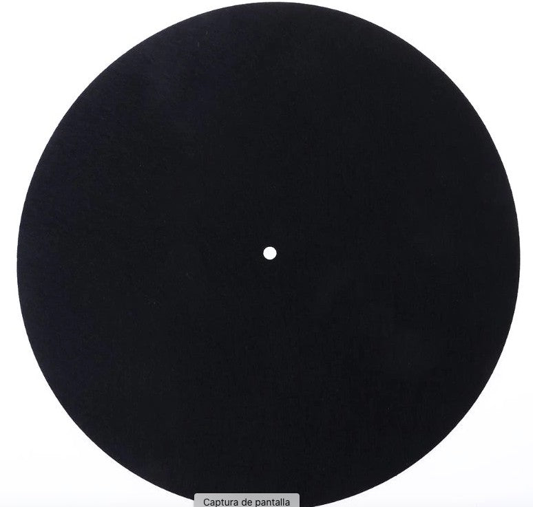 Alfombrilla de fieltro para tocadiscos de vinilo