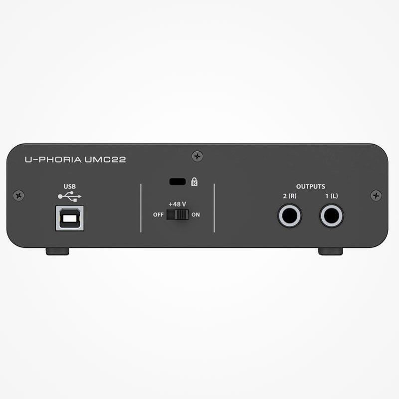 Behringer UMC22 U-PHORIA - Interfaz de audio