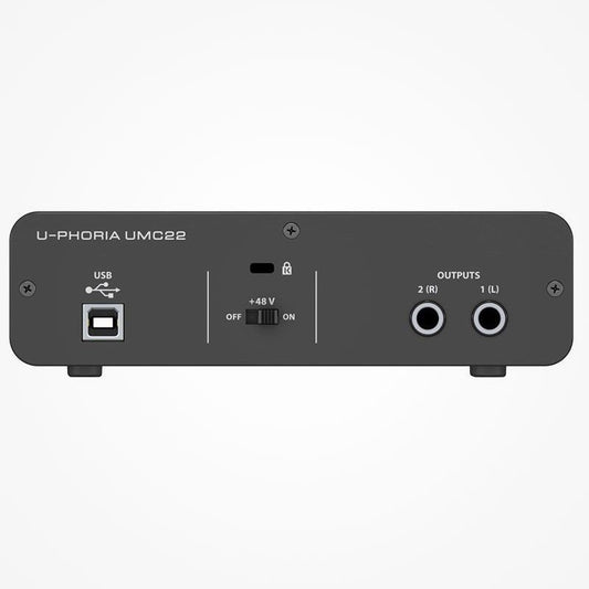 Behringer UMC22 U-PHORIA - Interfaz de audio