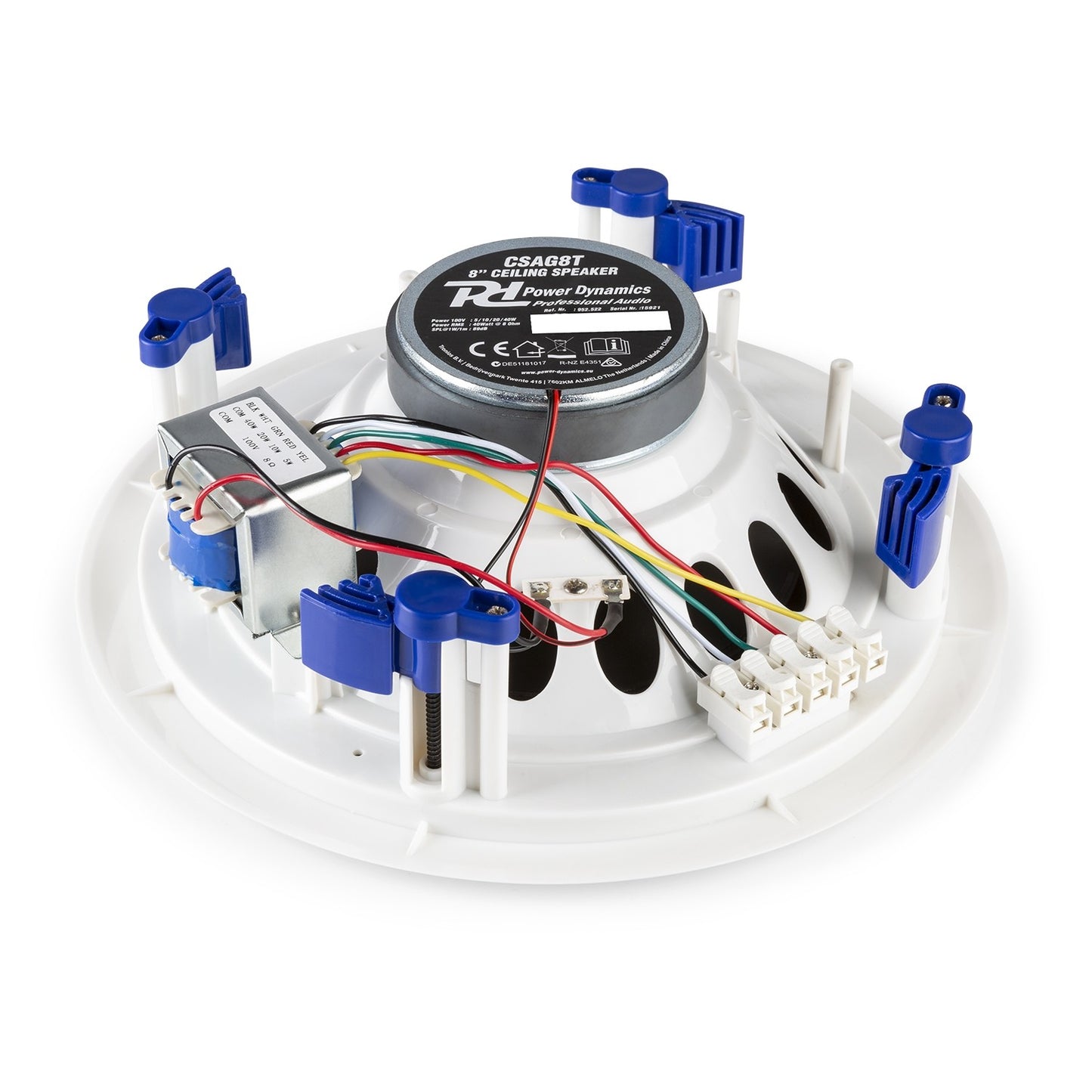 Power Dynamics CSAG8T Altavoz de Techo 100V 8" Aluminio