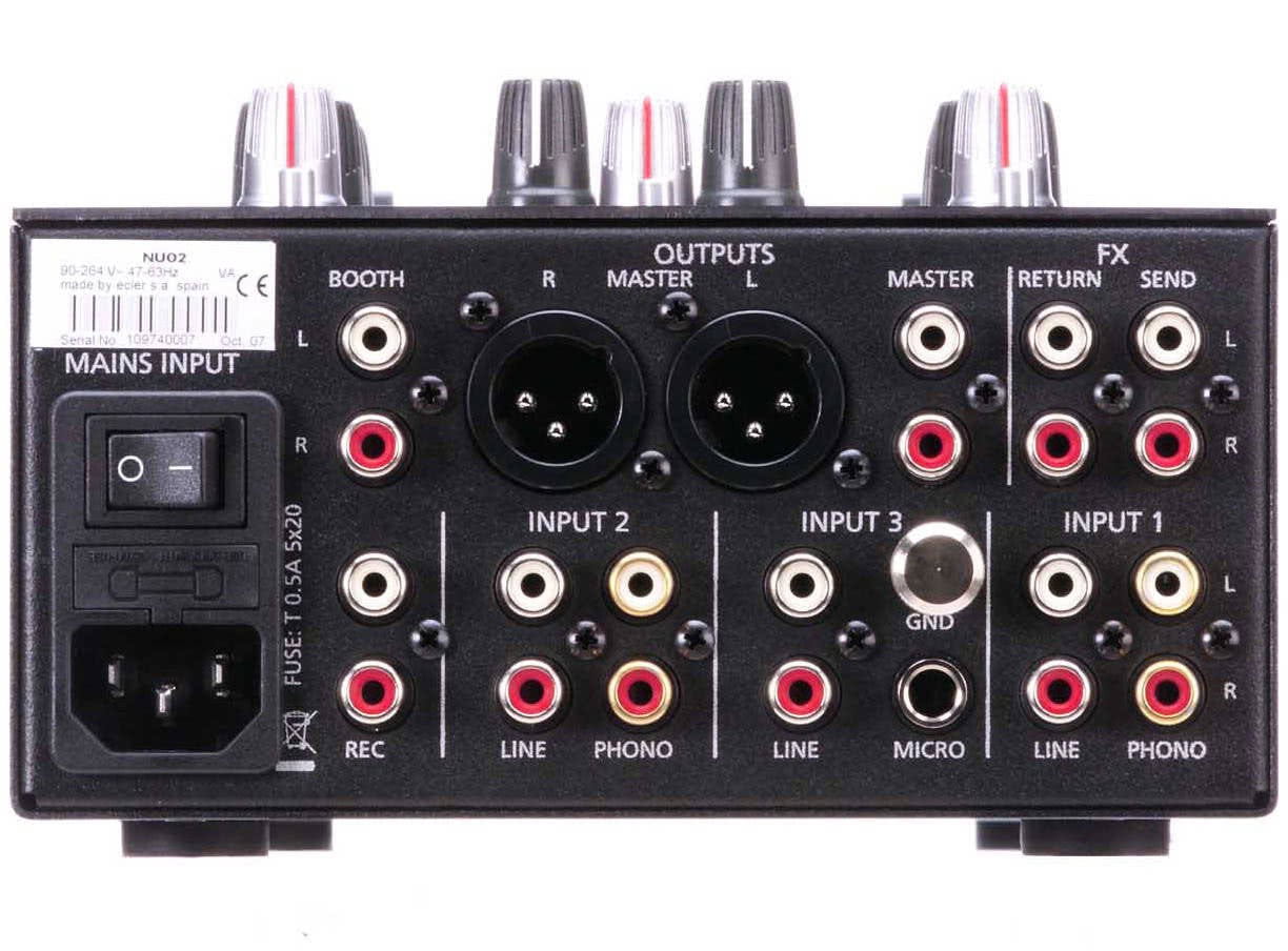Ecler NUO2.0 Mezclador DJ de 2 canales