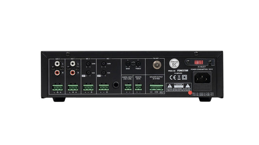 PROX 30.Amplificador de megafonía con reproductor USB/FM