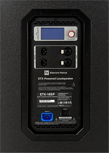 ELECTRO VOICE Subwoofer para pa (autoamplificado) ETX-18SP.