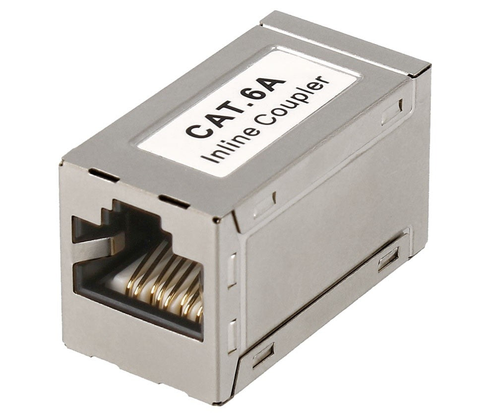 ADAPTADOR INLINE COUPLER RJ45 CAT6A FTP H-H