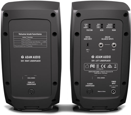 HK Audio D 3V Altavoz Profesional Compacto - Negro