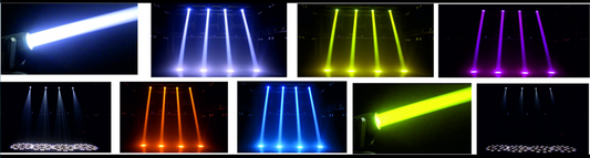 DSP006 | Cabeza Móvil LED Beam 120W + Tira RGB 21x0,2W SPANLIGHT