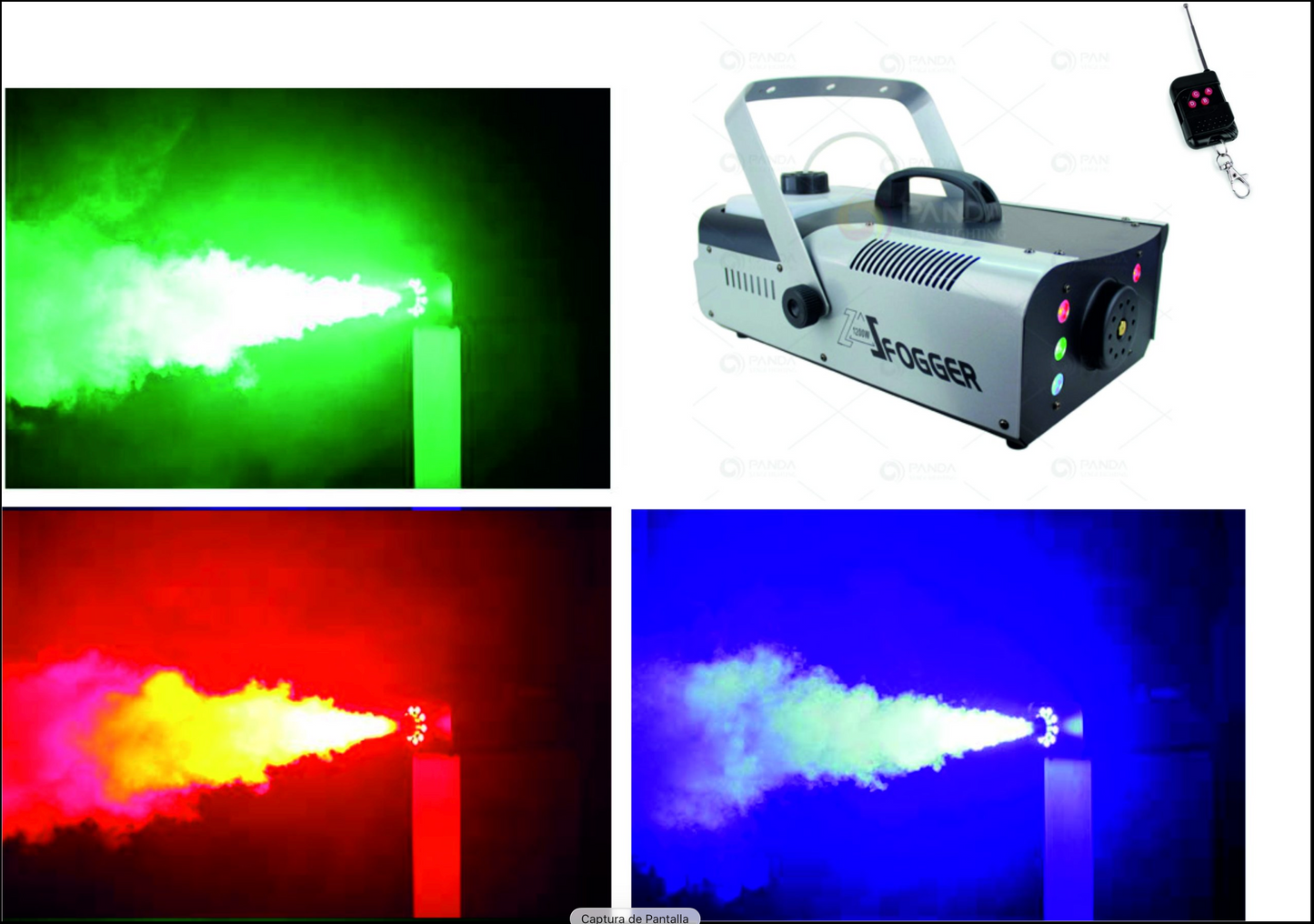 FL900-H | Máquina de Humo 900W con LED RGB 6x3W SPANLIGHT