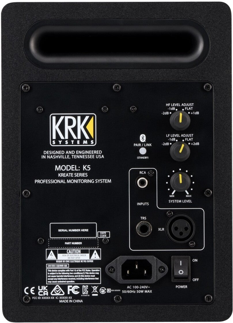 KRK Kreate 8 - Monitor de Estudio 8" Bluetooth con EQ
