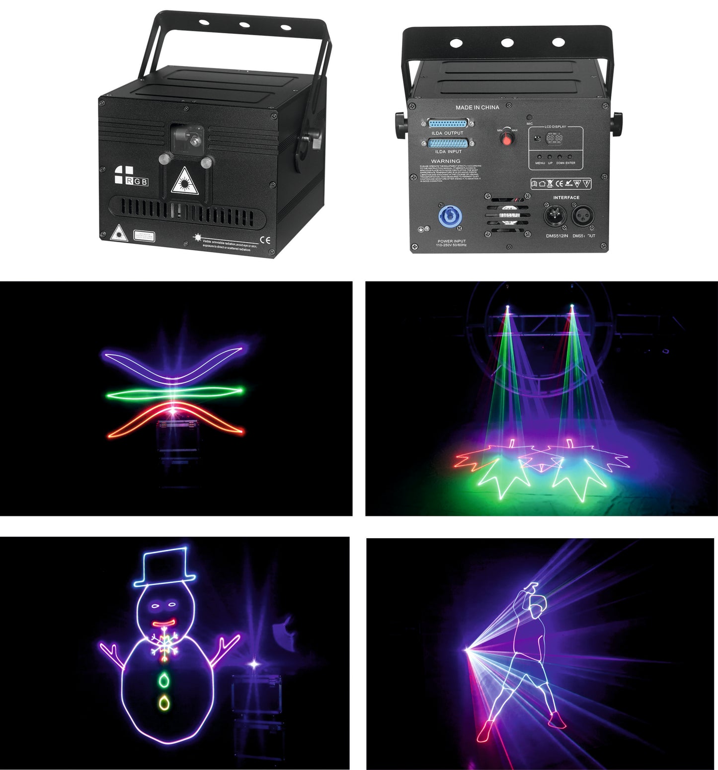 LS093 | Láser de Animación Profesional 3W RGB SPANLIGHT