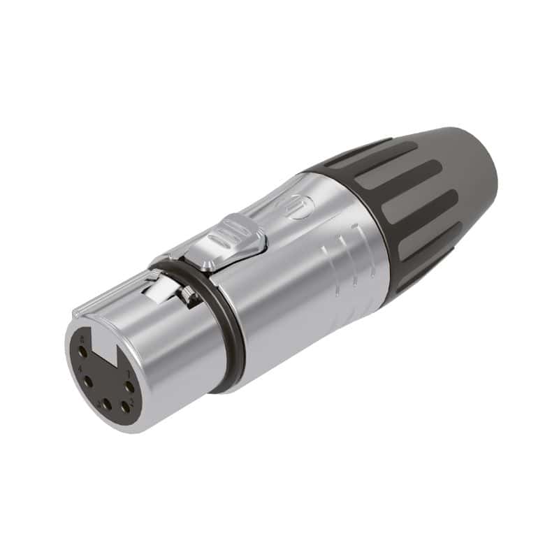 SCMF5 - Conector XLR 5 Pines Macho-Hembra Profesional