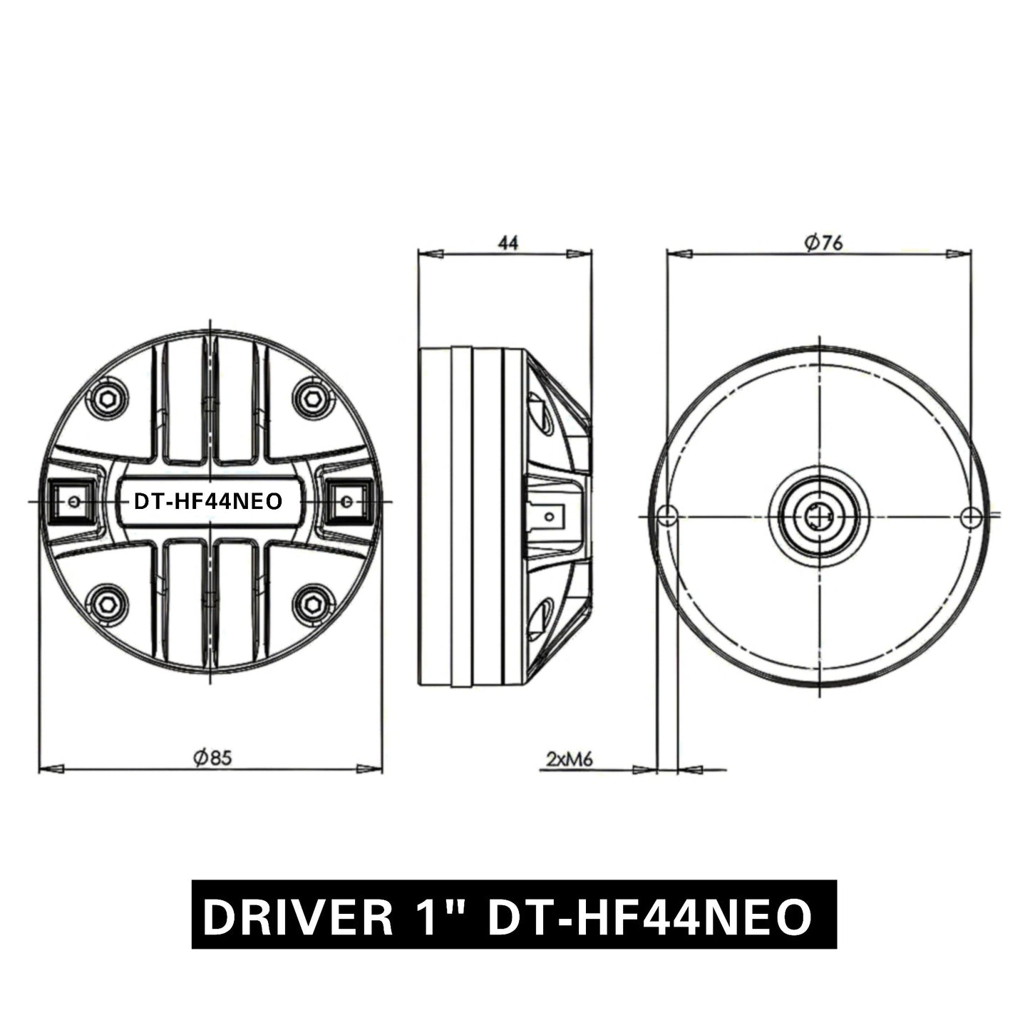DT-AUDIO DT-HF44NEO | Motor de Compresión de Agudos 1" 120W