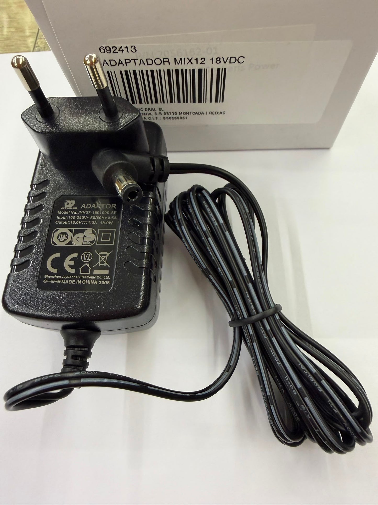 Mackie 692413 Adaptador 18VDC para Mix 12FX