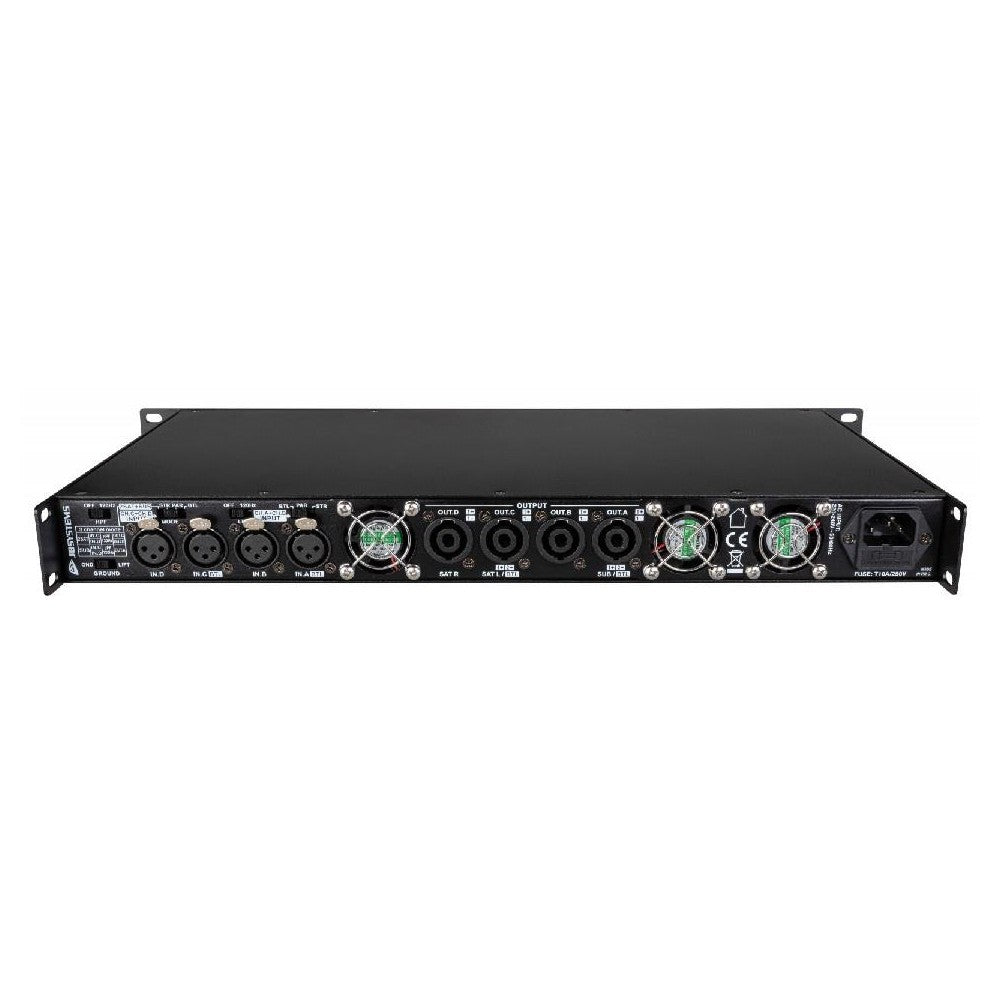 JB Systems AMP-200.4 Etapa de Potencia 4 Canales Clase D 4x200W RMS