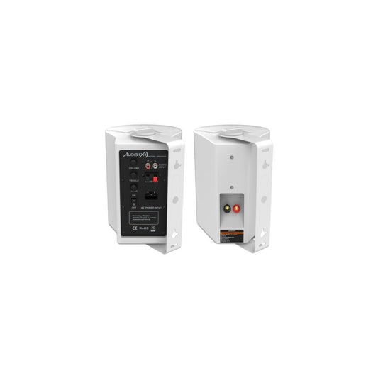 Audibax PR-52 A White — Pareja Altavoces Activos 30W+30W 5.25"