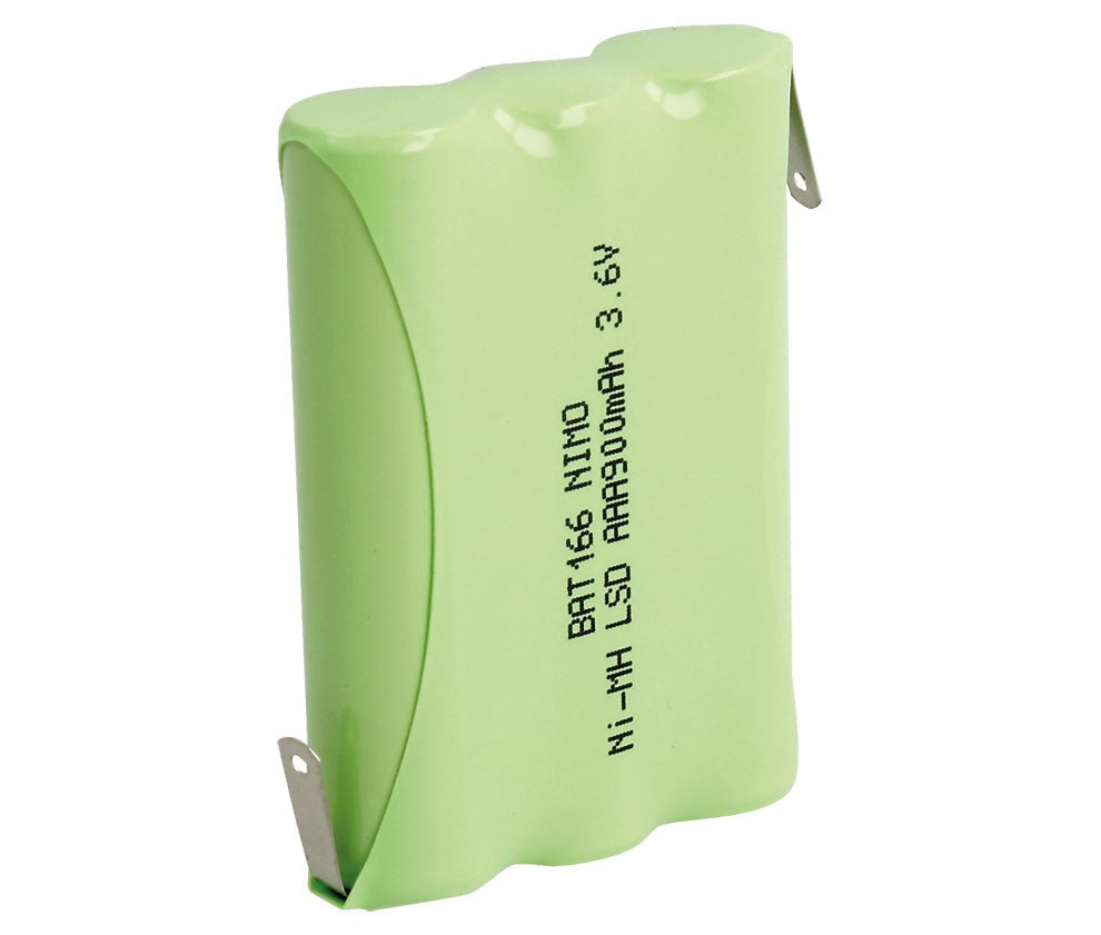 Pack Baterías Recargables NI-MH LSD AAA 3,6V 900mAh NIMO BAT166 con terminales