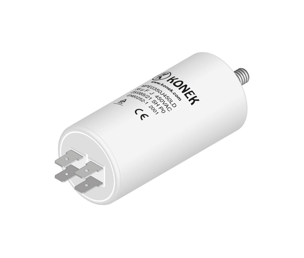 Konex CPM35MF | Condensador de Arranque y Marcha de Motor 35 µF 450V