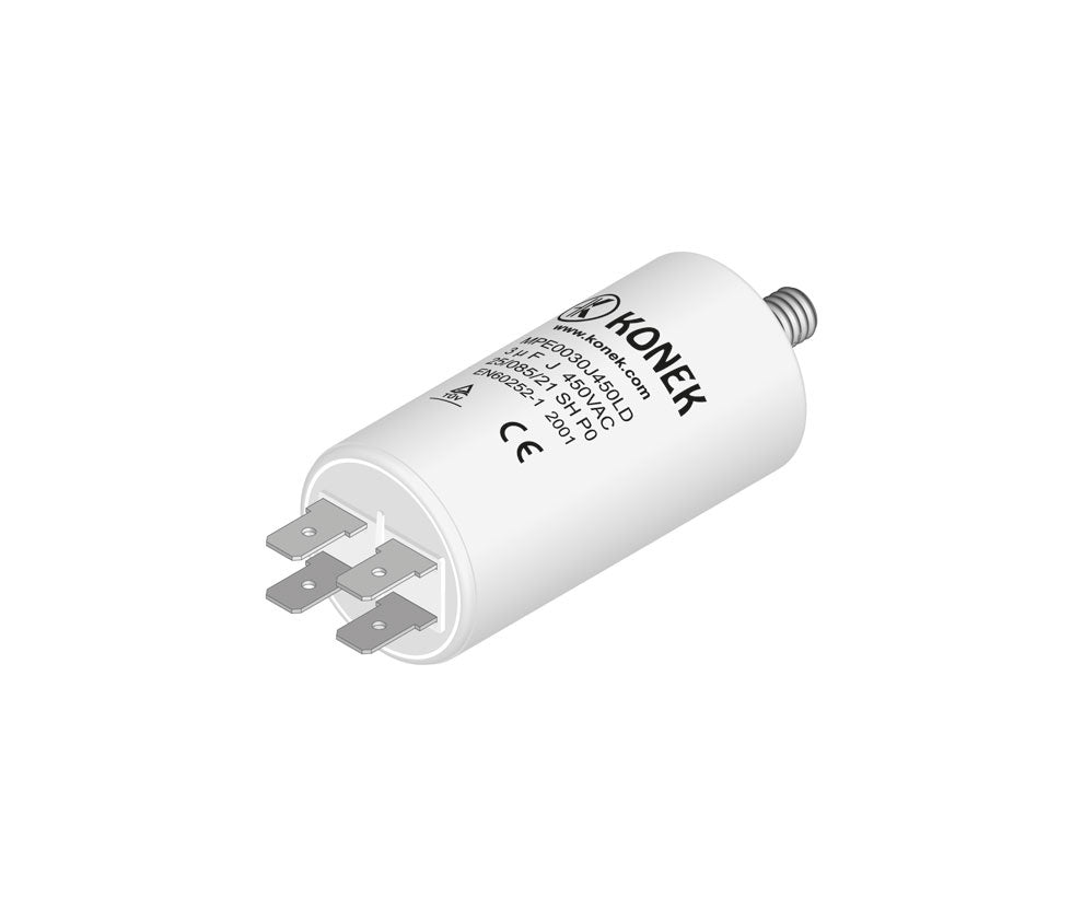 KONEK CPM3MF Condensador de Arranque y Marcha 3 µF 450V | Motor Monofásico