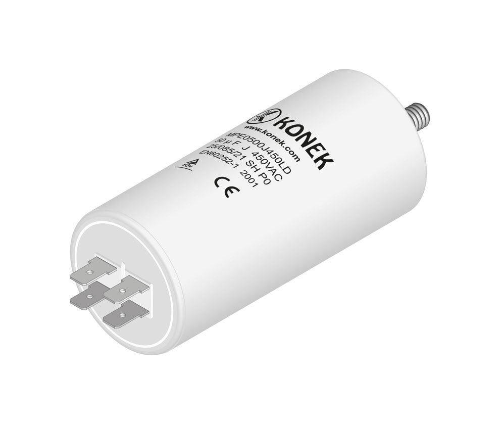 Konex CPM50MF | Condensador de Arranque y Marcha de Motor 50 µF 450V