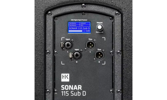 HK Audio Sonar 115 Sub D Subwoofer Activo 1500W con Woofer de 15"