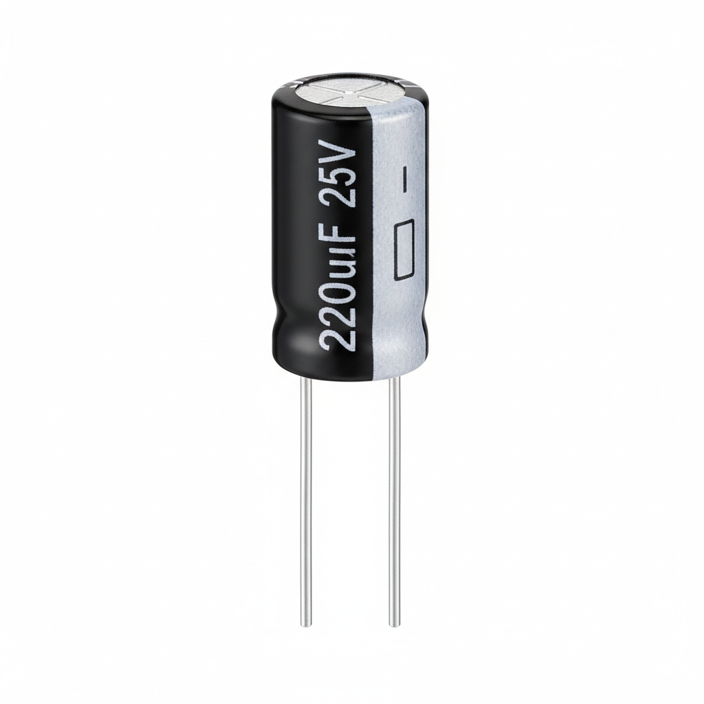 Condensador Electrolítico 220uF 25V 8x12mm