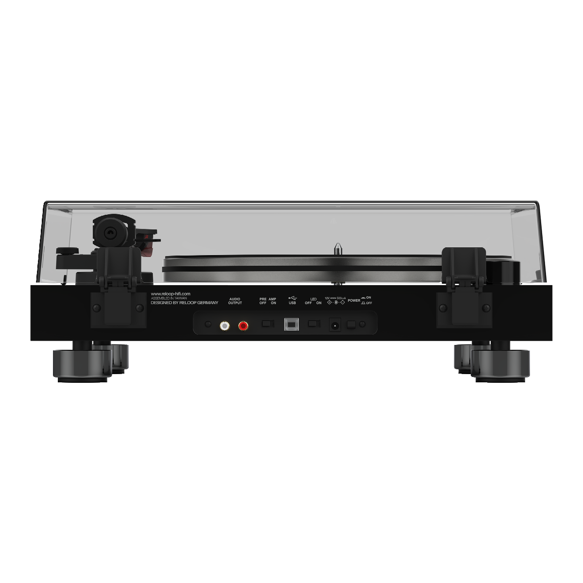 Reloop TURN 7 Giradiscos Hi-Fi USB con Ortofon 2M Red