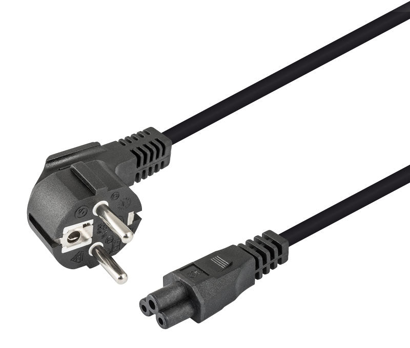 Cable de Alimentación Schuko Acodado CEE 7/7 a IEC C5 NIMO WIR053