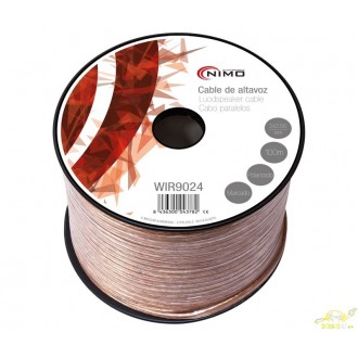 Bobina Cable Altavoz Transparente Polarizado 2x2,5mm