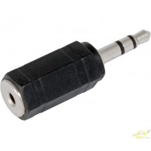 Adaptador Jack estéreo hembra 2,5mm a macho de 3,5mm