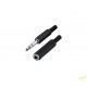 CONECTOR AUDIO 1 x 6.3 mm Jack Macho estéreo + 1 1/4 "hembra Stereo Jack